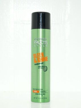 GARNIER FRUCTIS SLEEK & SHINE HAIRSPRAY 24H HOLD ANTI-HUMIDITY 8.25 oz. NEW!